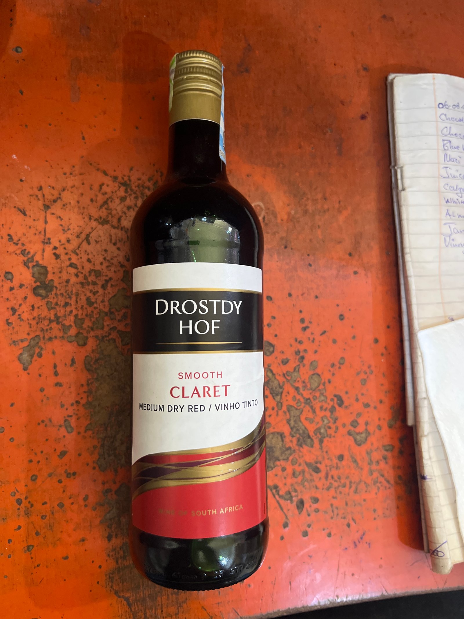 Wine Drostdy hof medium dry red 375 ml